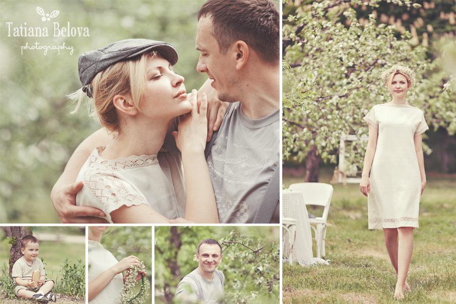 декорированная фотосессия