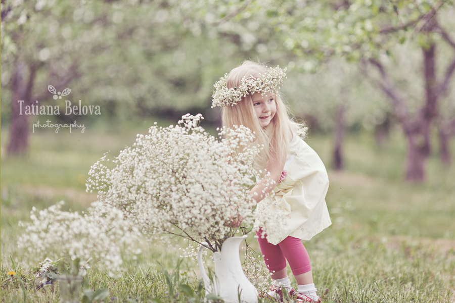 детская фотосессия на природе
