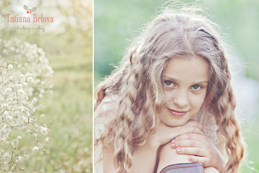 детская фотосессия на природе