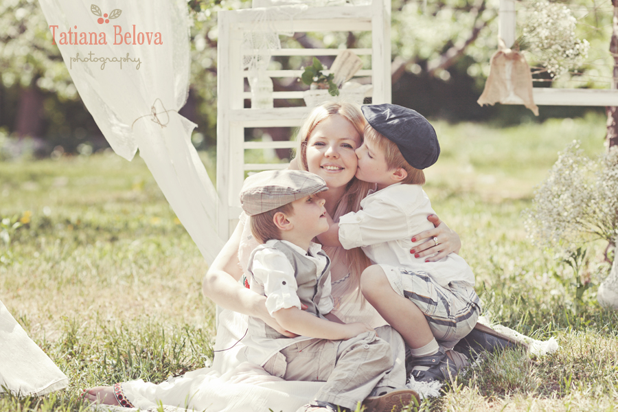 детская фотосессия на природе