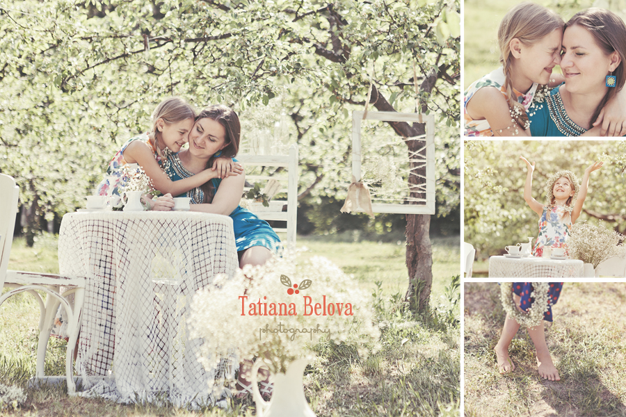 детская фотосессия на природе