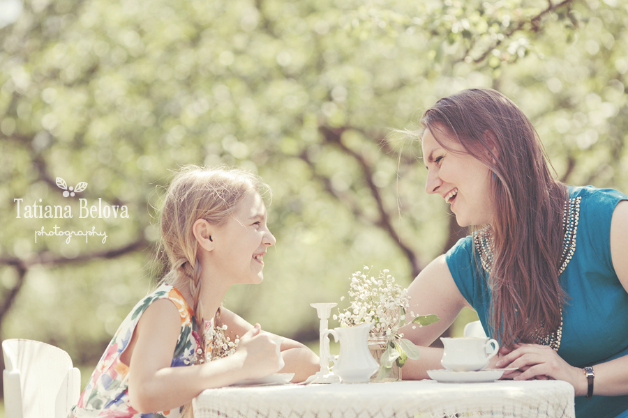 детская фотосессия на природе