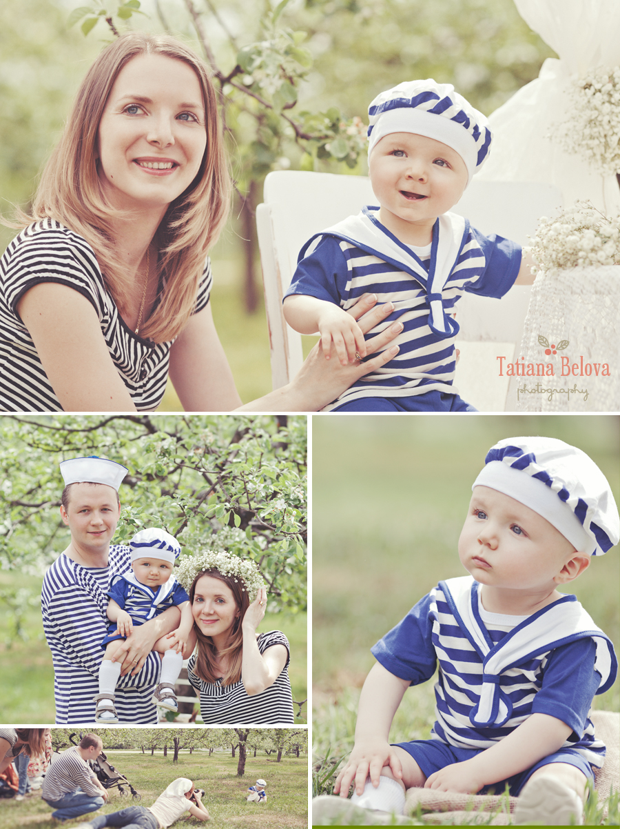 детская фотосессия на природе