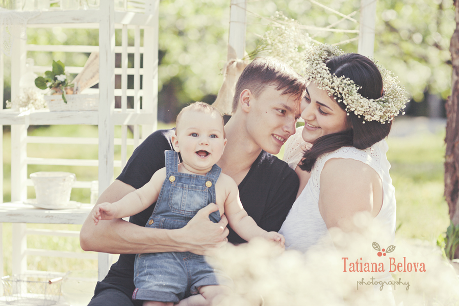 семейная фотосессия на природе