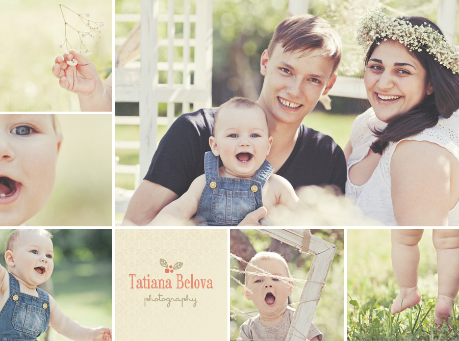 семейная фотосессия на природе