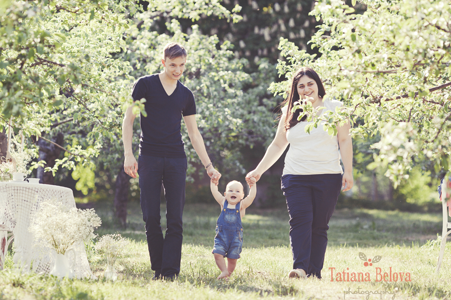 семейная фотосессия на природе